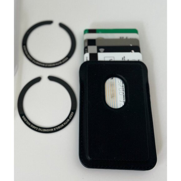 Magnetic Wallet Magsafe with Stand iPhone 15/14/13 Card Holder Wallet New - Picture 9 of 10